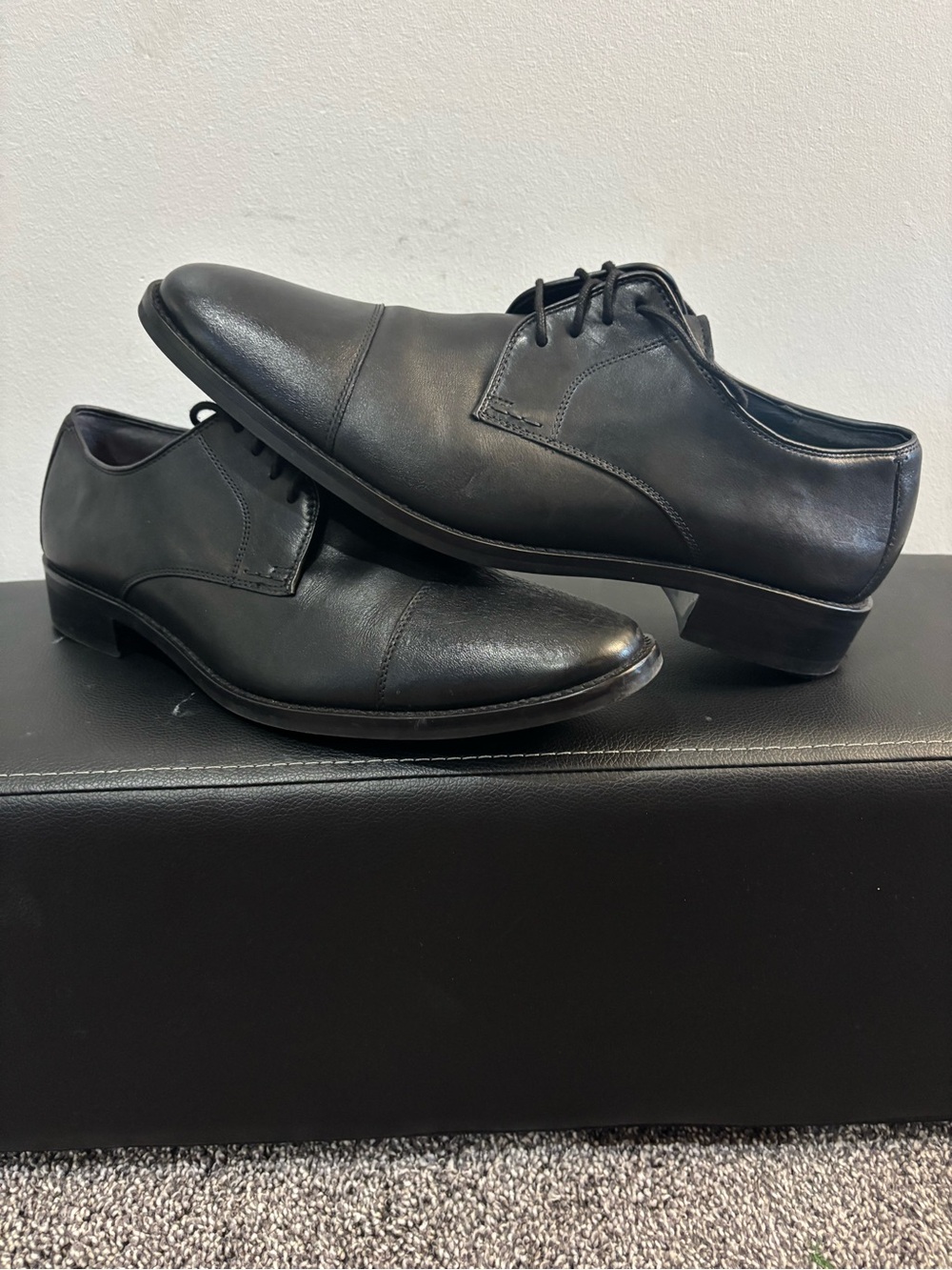 Cole Haan Classic Black Leather Men’s Dress Oxfords captor Atlas size 9.5 new